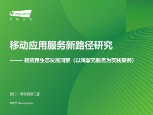 行业报告-《2025年移动应用服务新路径研究报告》-行业报告集合