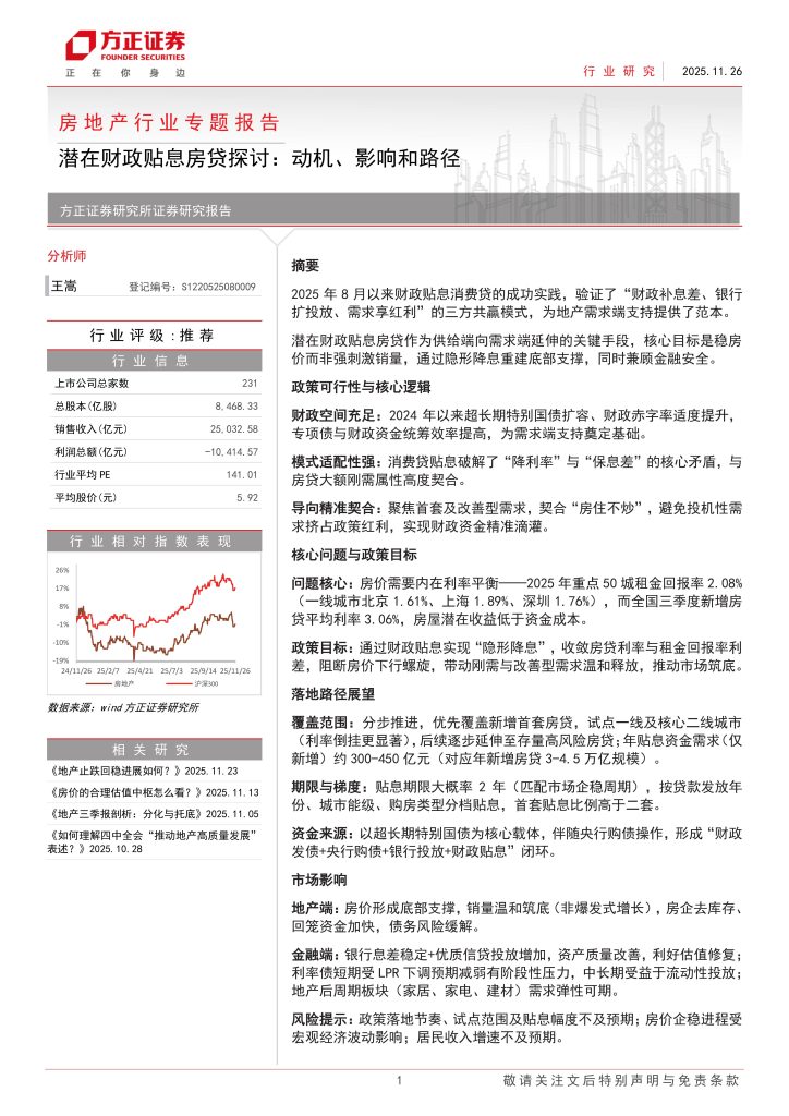 图片[1]-行业报告-《2025房地产财政贴息房贷探讨动机影响和路径》-行业报告集合